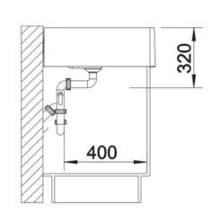 Blanco PANOR 60 1 Bowl Inset Ceramic Kitchen Sink - Chrystal White - 514486 13 Blanco PANOR 60 1 Bowl Inset Ceramic Kitchen Sink - Chrystal White - 514486 -Best Kitchen Items blanco panor 514486 dimensions 1