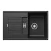 Blanco ZIA 45 S 1 Bowl Inset Silgranit Reversible Kitchen Sink - Anthracite - 514732 -Best Kitchen Items blanco zia 514732