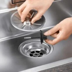 Blanco CLASSIC Pro 6S-IF Stainless Steel 1.5 Bowl Inset Reversible Kitchen Sink With Drain Remote Control - Satin Polish - 523665 21 Blanco CLASSIC Pro 6S-IF Stainless Steel 1.5 Bowl Inset Reversible Kitchen Sink With Drain Remote Control - Satin Polish - 523665 -Best Kitchen Items blanco infino drain system 2 2