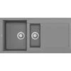 Reginox EASY 475 Elleci 1.5 Bowl Granite Kitchen Sink - Titanium - EASY 475 TT