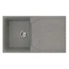 Reginox EGO 400 Elleci Granite 1 Bowl Kitchen Sink - Reversible Metaltek Titanium - EGO 400 TT 1 Reginox EGO 400 Elleci Granite 1 Bowl Kitchen Sink - Reversible Metaltek Titanium - EGO 400 TT -Best Kitchen Items ego400tt