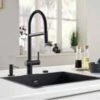 Franke Active Semi-Pro Single Lever Pull Out Nozzle Tap - Matt Black - 115.0653.409 2 Franke Active Semi-Pro Single Lever Pull Out Nozzle Tap - Matt Black - 115.0653.409 -Best Kitchen Items f r franke active 1150653409