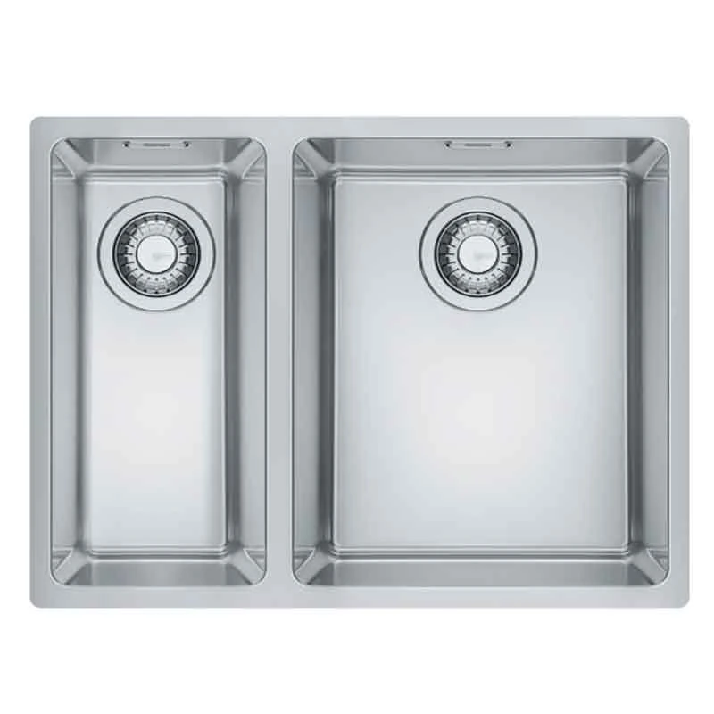 Franke Maris 1.5 Bowl Undermount Kitchen Sink MRX 160-34-19 - Stainless Steel - 122.0553.949 3 Franke Maris 1.5 Bowl Undermount Kitchen Sink MRX 160-34-19 - Stainless Steel - 122.0553.949