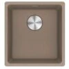 Franke Maris 1 Bowl Undermount Fragranite Kitchen Sink MRG 110-37 - Oyster - 125.0688.502 -Best Kitchen Items franke maris 1250688502 1