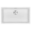 Franke Maris 1 Bowl Undermount Fragranite Kitchen Sink MRG 110-72 - Polar White - 125.0688.510 -Best Kitchen Items franke maris 1250688510 1