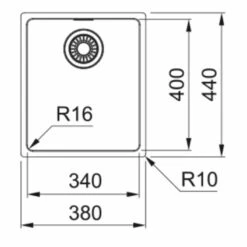 Franke Maris 1 Bowl Slim Top Inset Kitchen Sink MRX 210 34 - Stainless Steel - 127.0531.915 7 Franke Maris 1 Bowl Slim Top Inset Kitchen Sink MRX 210 34 - Stainless Steel - 127.0531.915 -Best Kitchen Items franke maris 1270531915 dimensions