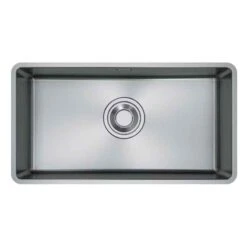 Franke Maris Quiet 1 Bowl Undermount Stainless Steel Kitchen Sink MQX 110 82 - Steel - 122.0694.480
