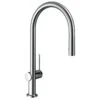 Hansgrohe Talis M54 Single Lever Kitchen Mixer Tap 210 With Pull-Out Spray 2 Spray Modes - Chrome - 72800000