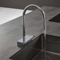 Hansgrohe Aquno Select M81 Single Lever Kitchen Mixer Tap 170 With Pull-Out Spray 3 Spray Modes - Chrome - 73837000 -Best Kitchen Items h a hansgrohe 73837000 lifestyle3