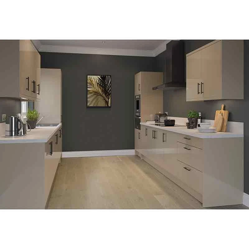 Kitchen Kit Slab 600mm Tall Oven & Microwave Housing - Super Gloss - Cashmere - Flatpacked - FKKF0132 4 Kitchen Kit Slab 600mm Tall Oven & Microwave Housing - Super Gloss - Cashmere - Flatpacked - FKKF0132 - Image 2