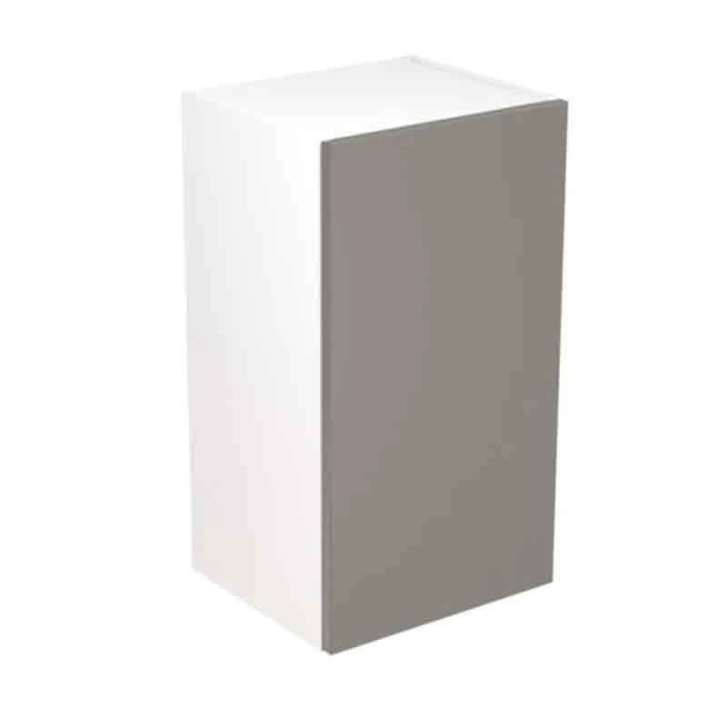 Kitchen Kit Slab 400mm Wall Cabinet - Super Gloss - Dust Grey - Flatpacked - FKKF0312 3 Kitchen Kit Slab 400mm Wall Cabinet - Super Gloss - Dust Grey - Flatpacked - FKKF0312