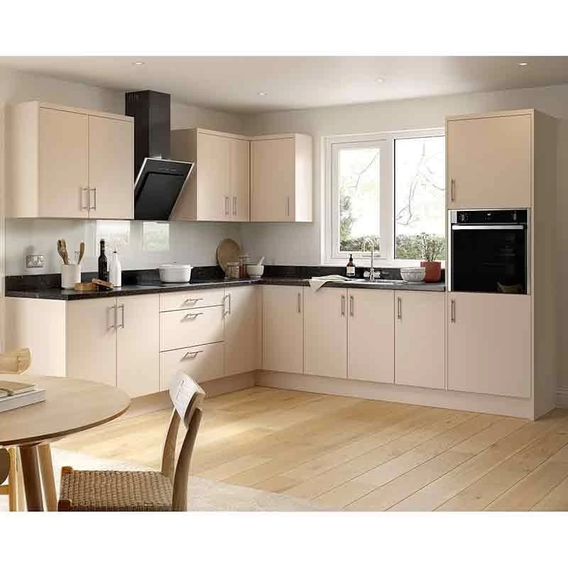 Kitchen Kit Slab 150mm Pull Out Base Cabinet - Ultra Matt - Cashmere - Flatpacked - FKKF0651 4 Kitchen Kit Slab 150mm Pull Out Base Cabinet - Ultra Matt - Cashmere - Flatpacked - FKKF0651 - Image 2