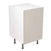 Kitchen Kit Slab 500mm Base Cabinet - Ultra Matt - Light Grey - Flatpacked - FKKF0703 -Best Kitchen Items k i kitchen kit fkkf0703