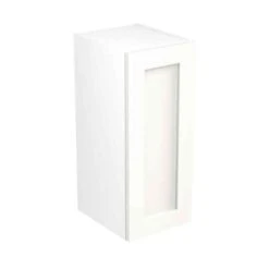 Kitchen Kit Shaker 300mm Wall Cabinet - Ultra Matt - White - Flatpacked - FKKH0511