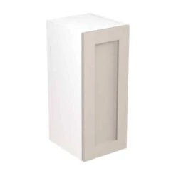 Kitchen Kit Shaker 300mm Wall Cabinet - Ultra Matt - Light Grey - Flatpacked - FKKH0711