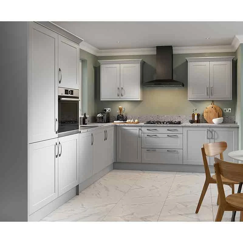 Kitchen Kit Shaker 600mm Tall Double Oven Housing - Ultra Matt - Light Grey - Flatpacked - FKKH0721 4 Kitchen Kit Shaker 600mm Tall Double Oven Housing - Ultra Matt - Light Grey - Flatpacked - FKKH0721 - Image 2