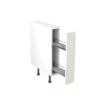 Kitchen Kit J-Pull 150mm Pull Out Base Cabinet - Ultra Matt - White - Flatpacked - FKKJ0551 2 Kitchen Kit J-Pull 150mm Pull Out Base Cabinet - Ultra Matt - White - Flatpacked - FKKJ0551 -Best Kitchen Items k i kitchen kit fkkj0551