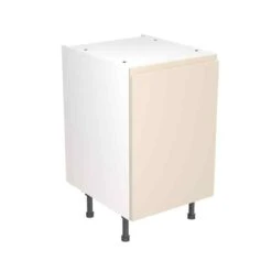 Kitchen Kit J-Pull 500mm Base Cabinet - Ultra Matt - Cashmere - Flatpacked - FKKJ0603