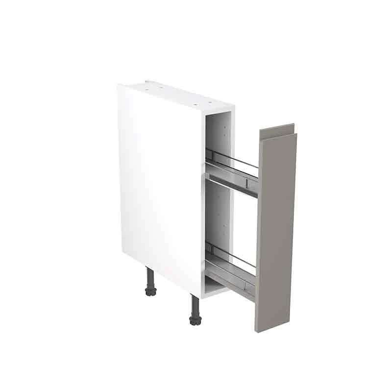 Kitchen Kit J-Pull 150mm Pull Out Base Cabinet - Ultra Matt - Dust Grey -Flatpacked - FKKJ0851 3 Kitchen Kit J-Pull 150mm Pull Out Base Cabinet - Ultra Matt - Dust Grey -Flatpacked - FKKJ0851
