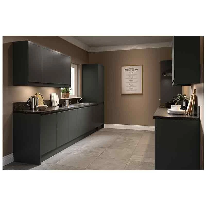 Kitchen Kit J-Pull 800mm Wall Cabinet End Panel Only - Ultra Matt - Graphite - FKKJ0944 4 Kitchen Kit J-Pull 800mm Wall Cabinet End Panel Only - Ultra Matt - Graphite - FKKJ0944 - Image 2