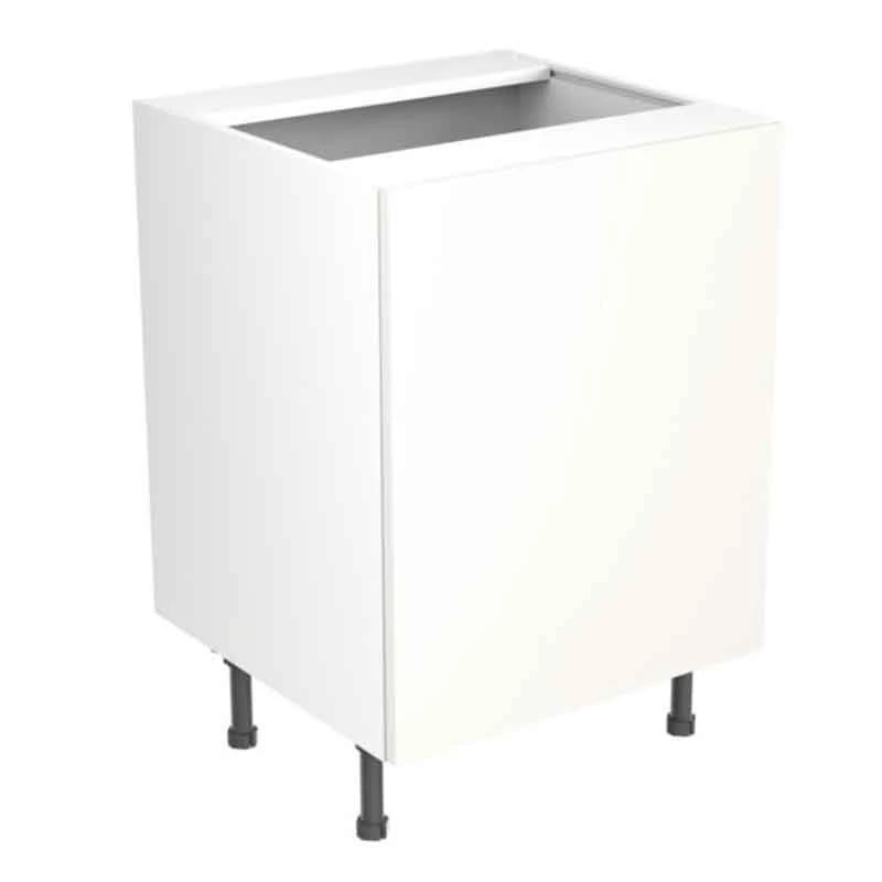 Kitchen Kit Value Slab 600mm Sink/Hob Cabinet - Standard Matt - White - Flatpacked - FKKM1035 3 Kitchen Kit Value Slab 600mm Sink/Hob Cabinet - Standard Matt - White - Flatpacked - FKKM1035