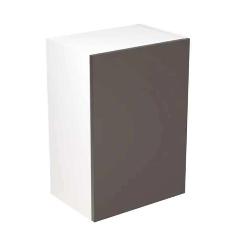 Kitchen Kit Rigid Slab 500mm Wall Cabinet - Super Gloss - Graphite - Pre-Assembled - RKKF0413 3 Kitchen Kit Rigid Slab 500mm Wall Cabinet - Super Gloss - Graphite - Pre-Assembled - RKKF0413