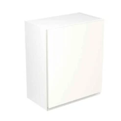 Kitchen Kit Rigid J-Pull 600mm Wall Cabinet - Super Gloss - White - Pre-Assembled - RKKJ0014