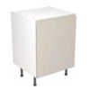 Kitchen Kit Rigid J-Pull 600mm Base Cabinet - Ultra Matt - Light Grey- Pre-Assembled - RKKJ0704 -Best Kitchen Items k i kitchen kit rkkj0704