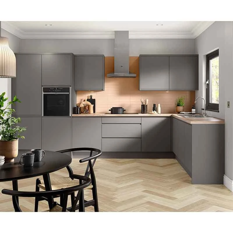 Kitchen Kit Rigid J-Pull 450mm Wall Cabinet - Ultra Matt - Dust Grey - Pre-Assembled - RKKJ0840 4 Kitchen Kit Rigid J-Pull 450mm Wall Cabinet - Ultra Matt - Dust Grey - Pre-Assembled - RKKJ0840 - Image 2