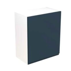 Kitchen Kit Rigid J-Pull 600mm Wall Cabinet - Ultra Matt - Indigo Blue - Pre-Assembled - RKKJ1314