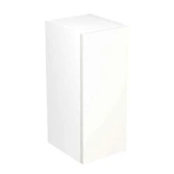 Kitchen Kit Rigid Value Slab 300mm Wall Cabinet - Standard Matt - White - Pre-Assembled - RKKM1011