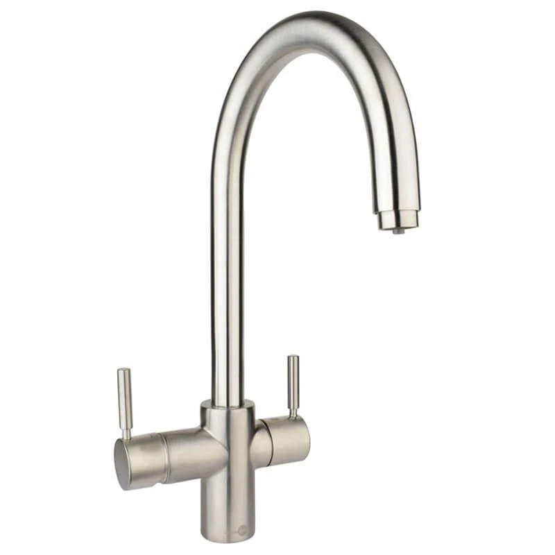 InSinkErator 3N1 J Shape Steaming Hot Kitchen Tap (Tap Only) - Brushed Steel - 45097B 6 InSinkErator 3N1 J Shape Steaming Hot Kitchen Tap (Tap Only) - Brushed Steel - 45097B - Image 4