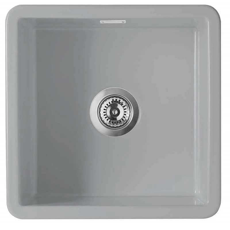 Thomas Denby Metro 1 Bowl Ceramic Medium Bowl Kitchen Sink - Sea Mist - MET1040G 3 Thomas Denby Metro 1 Bowl Ceramic Medium Bowl Kitchen Sink - Sea Mist - MET1040G