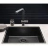 Reginox New York 1 Bowl Integrated Sink - Jet Black - NEW YORK 50X40 JB -Best Kitchen Items new york 50x40 sink black
