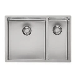 Reginox New Jersey 1.5 Bowl Integrated Sink - NEW JERSEY 34X37+18X37