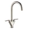Prima V Shape Dual Lever Mixer Tap - Brushed Steel - BPR1058 1 Prima V Shape Dual Lever Mixer Tap - Brushed Steel - BPR1058 -Best Kitchen Items p r prima bpr1058 tap