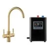 Rangemaster GEO Intense 4 In 1 Tap And Boiler - Brushed Brass - GEO4TIDBB/ -Best Kitchen Items r a rangemaster geo4tidbb