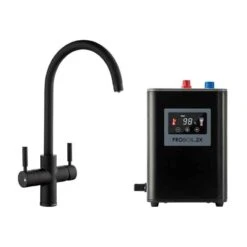Rangemaster GEO Intense 4 In 1 Tap And Boiler - Matt Black - GEO4TIDMB/