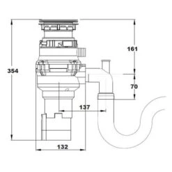 Reginox Waste Disposal Unit 0.50 HP - RD 50