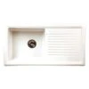 Reginox Regi-Ceramic 1 Bowl Kitchen Sink Including Waste - White - RL 304 CW 2 Reginox Regi-Ceramic 1 Bowl Kitchen Sink Including Waste - White - RL 304 CW -Best Kitchen Items rl304cw