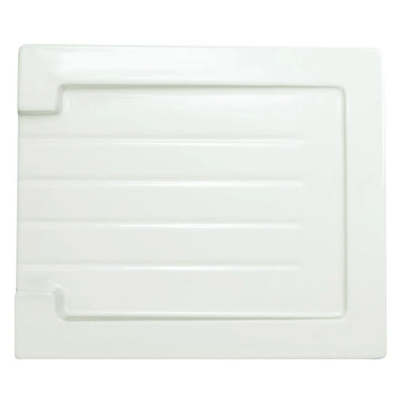 RAK Ceramics Grooved Ceramic Sink Drainer - Alpine White - SINKDRGR 3 RAK Ceramics Grooved Ceramic Sink Drainer - Alpine White - SINKDRGR