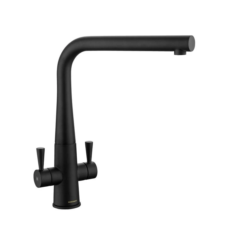 Rangemaster Conical Dual Lever Monobloc Kitchen Tap - Matt Black - TCO1MB/ 3 Rangemaster Conical Dual Lever Monobloc Kitchen Tap - Matt Black - TCO1MB/