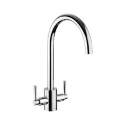 Rangemaster Aquatrend 1 Dual Lever Monobloc Kitchen Tap - Brushed Chrome - TRE1BF/