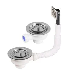 Leisure Basket Strainer Waste Kit For 1.5 Bowl Kitchen Sinks - WKIT23/