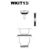 Rangemaster WKIT13/ Chrome Waste Kit - WKIT13/ -Best Kitchen Items wkit13 1